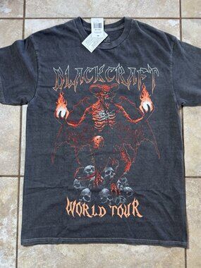 Blackcraft World Tour T-Shirt 2-Sided SMALL New